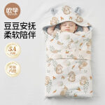 歐孕（OUYUN）包被嬰兒春夏季新生嬰兒抱被豆豆絨襁褓小寶寶產(chǎn)房保暖待產(chǎn)包 【推薦溫度18-25℃】 灌木叢林 85x85cm