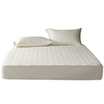 MIDO HOUSE銘都 60支純棉防污床護(hù)墊360度全包裹保護(hù)套 本白180*200+35cm