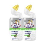 威猛先生（Mr Muscle）潔廁靈 600g*2瓶 清新雪松 潔廁劑 含84精華 衛(wèi)生間馬桶清潔