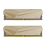 CUSO 酷獸 夜梟系列 DDR4 3200MHz 臺式機(jī)內(nèi)存 馬甲條 金色 16GB 8GBx2