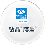 essilor 依視路 CVO4004BK 黑色半鈦眼鏡框+膜巖系列 1.60折射率 非球面鏡片