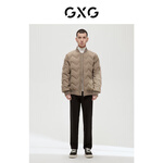 GXG男裝極簡系列卡其色羽絨服2022年冬季新款 卡其色 M