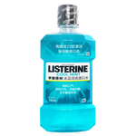 LISTERINE 李施德林 冰藍(lán)漱口水家庭裝口感清新口氣牙菌斑減口氣男女士約會(huì)減口腔異味 冰藍(lán)零度 500ml*3瓶