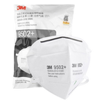 3M KN95系列 9502+ 無呼吸閥口罩 50只 白色