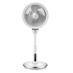 艾美特（AIRMATE）空氣循環(huán)扇家用32檔直流變頻電風(fēng)扇空氣對流式搖頭渦輪換氣扇大風(fēng)量遙控落地扇節(jié)能風(fēng)扇黑白天鵝 【360°全屋循環(huán)】白天鵝CA23-RD7