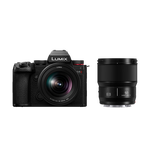 限地區(qū)：Panasonic 松下 S5M2W 全畫幅無反相機 20-60mm F3.5-5.6+50mm F1.8 雙頭套機