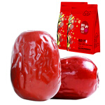 新邊界 和田大棗500g*2 新疆特產(chǎn)棗 國標(biāo)一級六星紅棗駿棗子 量販裝