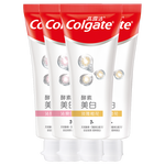 高露潔（Colgate）活性酵素美白牙膏80g*4 （桂花味2支+白桃味2支） 清新口氣