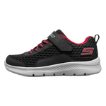 SKECHERS 斯凱奇 COMFY FLEX 2.0 男童休閑運(yùn)動鞋 400045L/BKRD 黑色/紅色 35碼