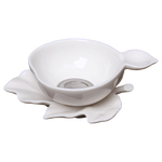 真跡白玉葫蘆網架茶具茶漏德化陶瓷白瓷茶濾茶具配件茶器茶葉過濾器 楓葉葫蘆茶漏白瓷