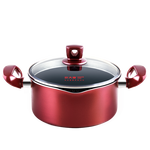 COOKER KING 炊大皇 湯鍋 不粘鍋22cm燉湯煲湯煮奶鍋 電磁爐燃?xì)饷簹庠蠲骰鹜ㄓ肳G1432