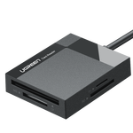 綠聯(lián)（UGREEN） 多功能合一讀卡器USB3.0高速支持SD TF CF MS相機行車記錄儀監(jiān)控手機內(nèi)存儲卡 多卡多讀 0.5m
