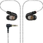 audio-technica 鐵三角 ATH-E70 入耳式動(dòng)鐵有線(xiàn)耳機(jī) 黑色