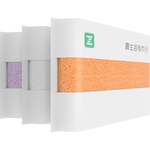 Z towel 最生活 新疆長(zhǎng)絨棉毛巾 純棉洗臉巾 全棉加厚 3條裝白/紫/橘 34*76cm120g