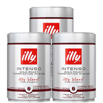 illy 意利 咖啡豆250g*3罐裝原裝進口阿拉比卡拼配咖啡豆手沖美式 深度烘焙*3罐（9月到期）