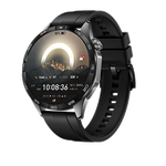 HUAWEI 華為 WATCH GT4 智能手表 46mm 曜石黑 氟橡膠表帶