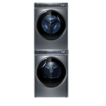 Haier 海爾 新纖美系列 XQG100-BD14376LU1+HGY100-F376U1 熱泵洗烘套裝 極夜灰