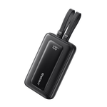 ANKER安克【全球首發(fā)】MFI認(rèn)證旅行充電寶自帶雙線20000毫安大容量移動電源30W快充可上飛機安卓蘋果黑