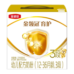 金領(lǐng)冠 伊利奶粉金領(lǐng)冠育護(hù)幼兒配方 (1-3歲幼兒適用）三聯(lián)裝400g*3 3段 1200g 4盒