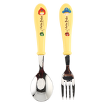 樂扣樂扣（LOCK&LOCK）進(jìn)口不銹鋼小學(xué)生餐具兒童叉勺套裝 勺子叉子組合 男寶女寶通用款