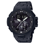 CASIO 卡西歐 PRO TREK戶外大師系列 52毫米太陽能電波腕表 PRW-7000FC-1B
