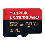 SanDisk 閃迪 Extreme PRO 至尊超極速系列 Micro-SD存儲卡 512GB