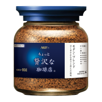 AGF日本原装进口 现代摩登版・混合风味 黑咖啡 80g/瓶