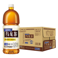 三得利（Suntory）无糖乌龙茶饮料 0糖0脂0能量 1.25L*6瓶整箱装