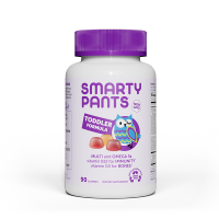 SmartyPants幼儿童复合维生素VC&D3营养软糖 猫头鹰软糖深海鱼油 90粒/罐 2-3岁  儿童零食营养健康 