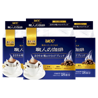 悠诗诗（UCC）滴滤式职人咖啡粉进口挂耳咖啡现磨手冲特浓美式黑咖啡 圆润柔和50P