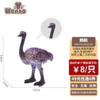 Wenno恐龙玩具仿真动物模型男女宝宝认知动物世界儿童过家家玩具 鸸鹋