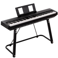 雅马哈P48B电钢琴考级家用成人初学者入门智能88键重锤便携P145电钢琴 P48B+稳固U架+原装单踏+官方标配