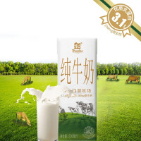 辉山（huishan）自有牧场全脂纯牛奶 200ml*24盒 家庭量贩装 3.1g优质蛋白