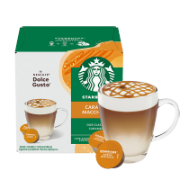 星巴克（Starbucks）多趣酷思咖啡胶囊12颗 焦糖玛奇朵进口咖啡 新老包装随机发货