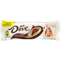德芙（Dove）丝滑牛奶巧克力排块43g 春游露营下午茶休闲小零食糖果伴手礼物