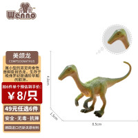 Wenno恐龙玩具仿真动物模型男女宝宝认知动物世界儿童过家家玩具 美颌龙