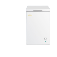 美的(Midea)100升小冰柜家用小型冷柜冷藏冷冻两用一级能效立式小冰箱BD/BC-100KMD(E)