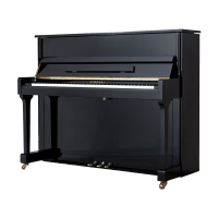 星海立式钢琴德国进口配件 智能静音钢琴 初学考级演奏通用钢琴 120cm88键黑色【XU系列】