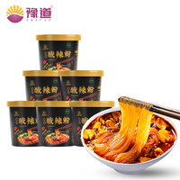豫道食品黑金版红薯酸辣粉135g*6桶装方便速食麻辣粉丝米线重庆正宗酸辣粉