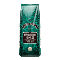 吉意欧GEO醇品哥伦比亚风味咖啡豆500g阿拉比卡豆浓郁厚实黑咖啡 
