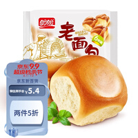 盼盼 老面包 早餐整箱手撕包食品点心软面包办公室休闲零食155g/袋