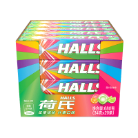 荷氏 HALLS 维C  什果口味薄荷糖 34g*20条装 (整盒发货) (包装随机)