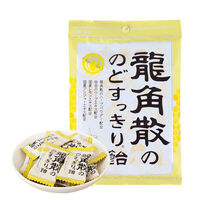 日本原装进口 龙角散喉糖草本润 蜂蜜柠檬味 70g 水果味糖果薄荷糖