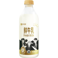 天润高品质鲜牛乳 鲜奶 巴氏杀菌鲜牛奶950ml*1瓶