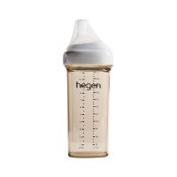 HEGEN新生婴儿宽口多功能奶瓶婴儿大宝宝断奶耐摔330ml(6个月以上)