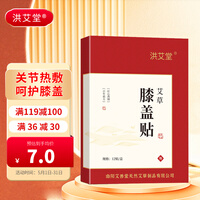 洪艾堂 艾草膝盖贴艾叶艾热贴睡眠贴艾灸肩颈贴膝盖热敷贴 艾草膝盖贴12贴/盒