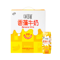 伊利味可滋 香蕉牛奶整箱240ml*12盒 包装随机（生牛乳制作）礼盒装
