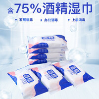 酒精消毒湿巾小包便携式10包装儿童学生清洁卫生湿纸巾随身装 10包
