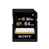 索尼（SONY）64GB SD存储卡 SF-64UY3 UY系列 UHS-I专业数码相机内存卡 支持4K高清拍摄 读速高达90MB/s