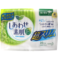 花王（KAO）卫生巾日本原装进口 F系列棉柔敏感肌日用卫生巾22.5cm 20片装
